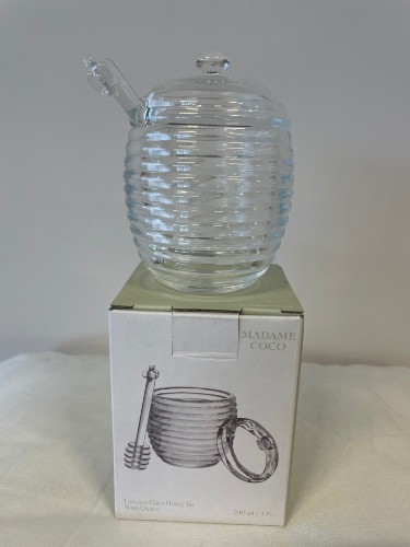 Picture of Madame Coco Lorenzo Kaşıklı Cam Bal Kavanozu-60862